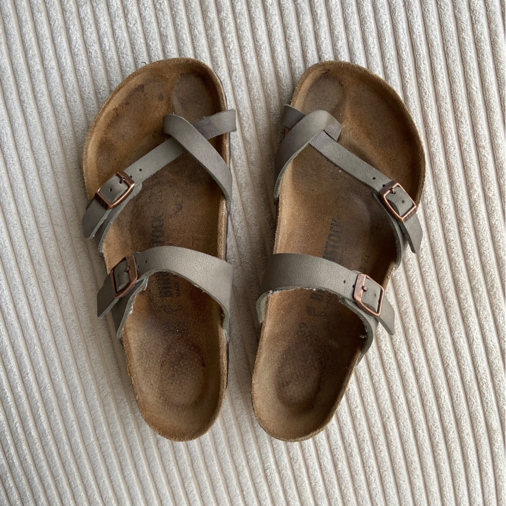 Olive Birkenstocks
